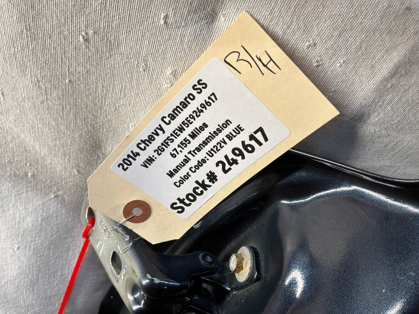 2014 Chevy Camaro SS RH Passenger Front Exterior Door OEM