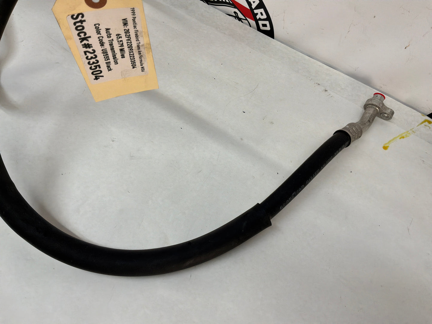 1999 Pontiac Firebird Trans Am Formula WS6 Air Conditioner AC Compressor Line Hose Tube OEM