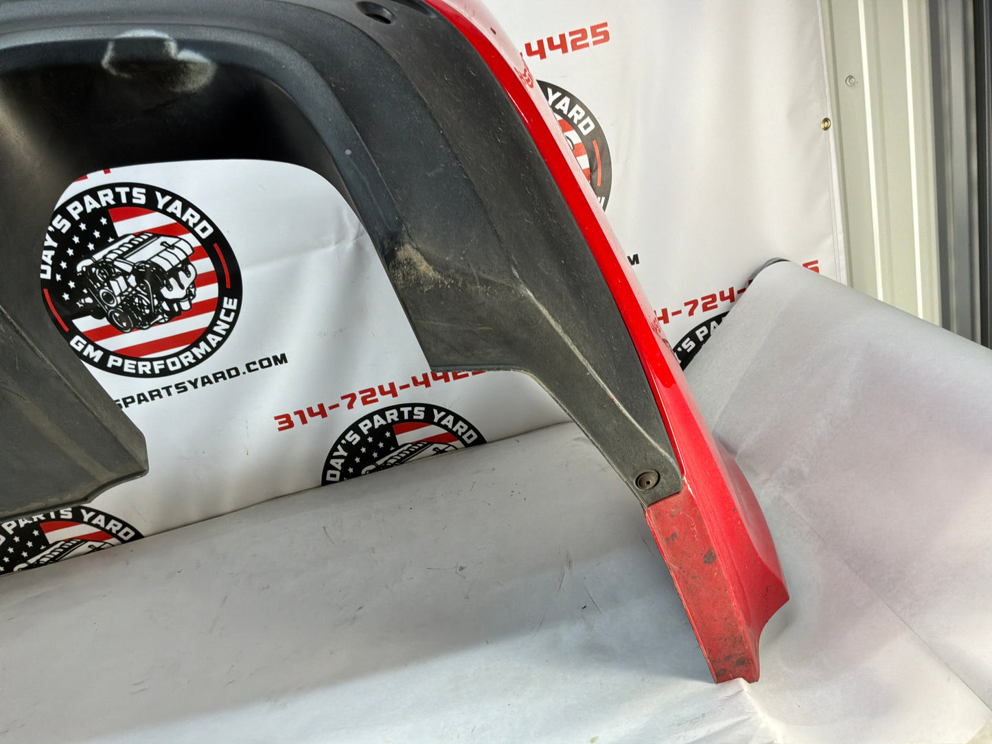 2014 Chevy SS Sedan Rear Bumper Cover Red OEM