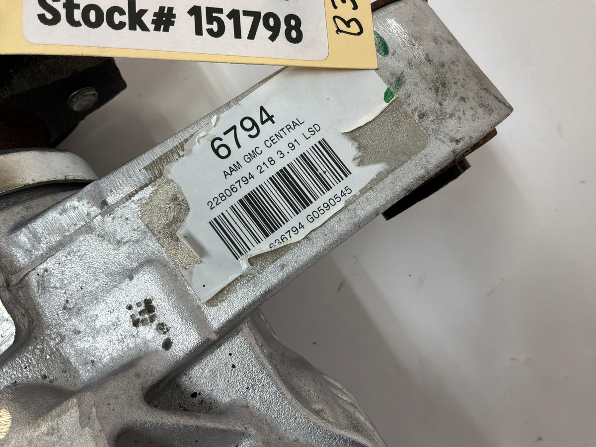 2015 Chevy Camaro SS 1LE 3.91 LSD Rear End Axle Differential Carrier OEM