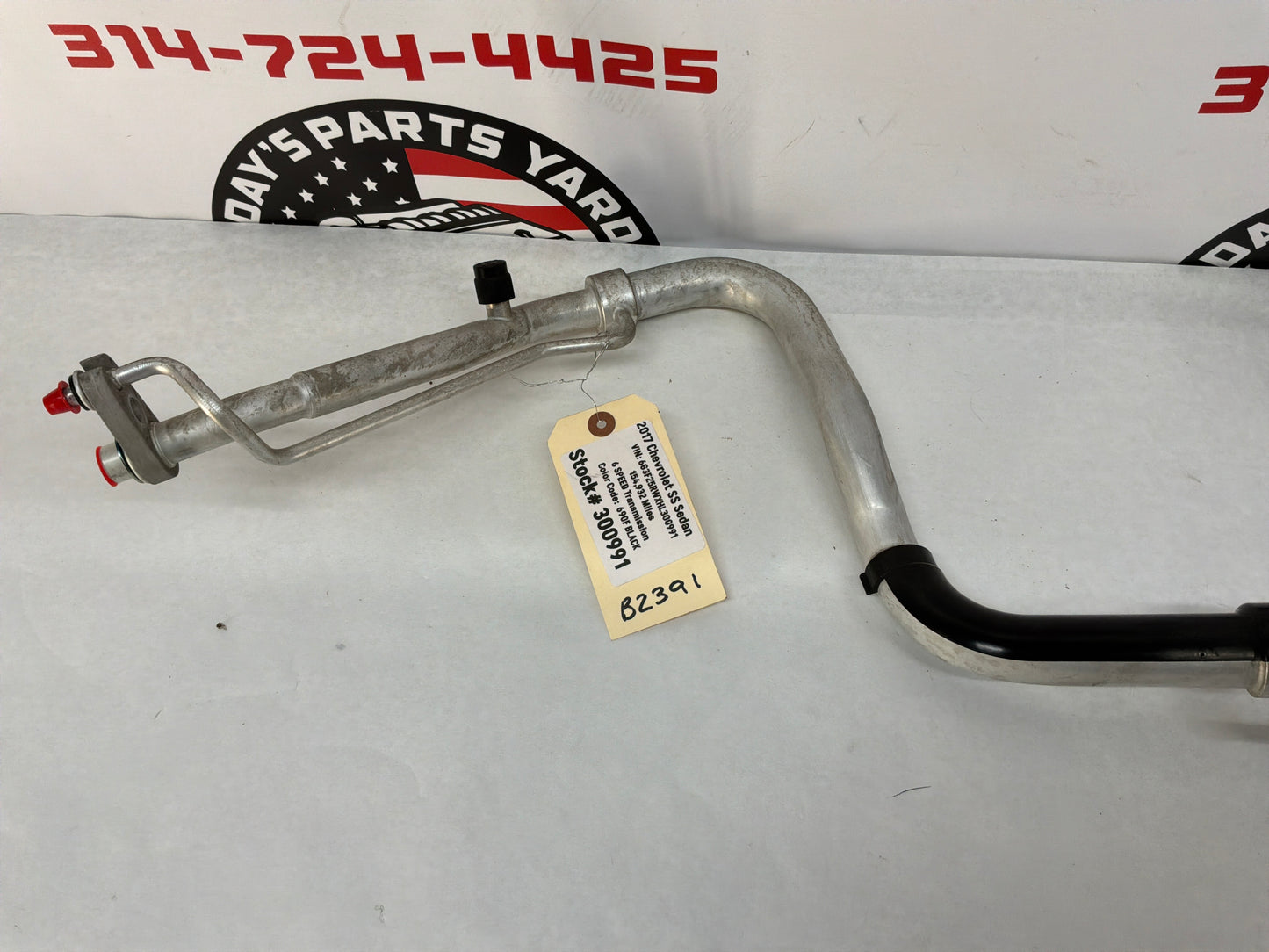 2017 Chevy SS Sedan AC A/C Air Conditioner Evaporator Line Hose Tube OEM