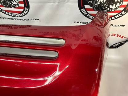 2002 Chevy C5 Corvette Rear Bumper Cover Red OEM