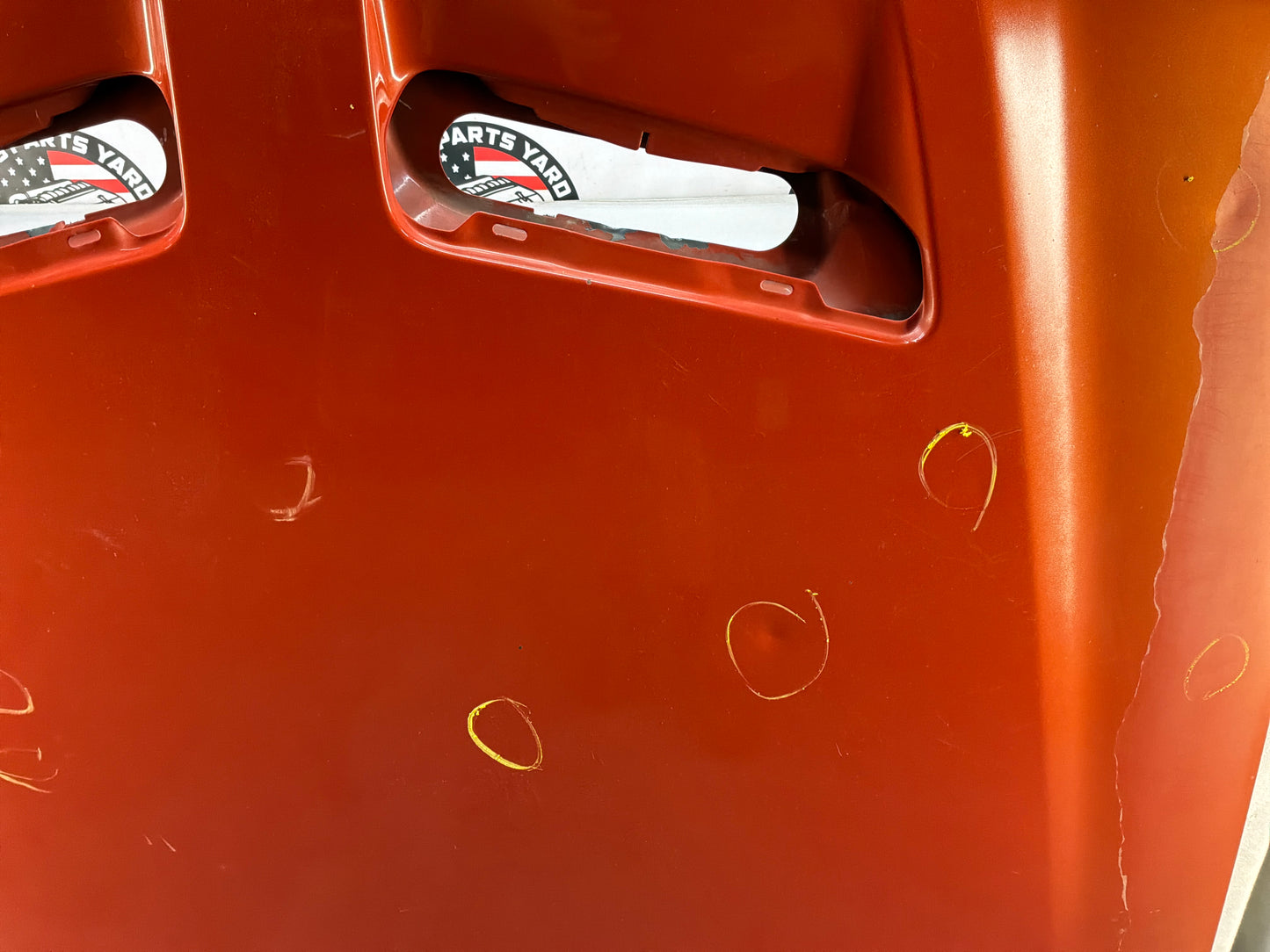 2008 Pontiac G8 Base Hood Assembly OEM Orange