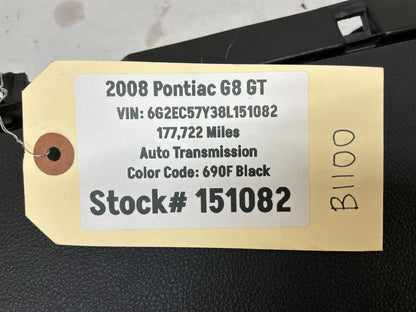 2008 Pontiac G8 GT Glove Box Dash Compartment OEM