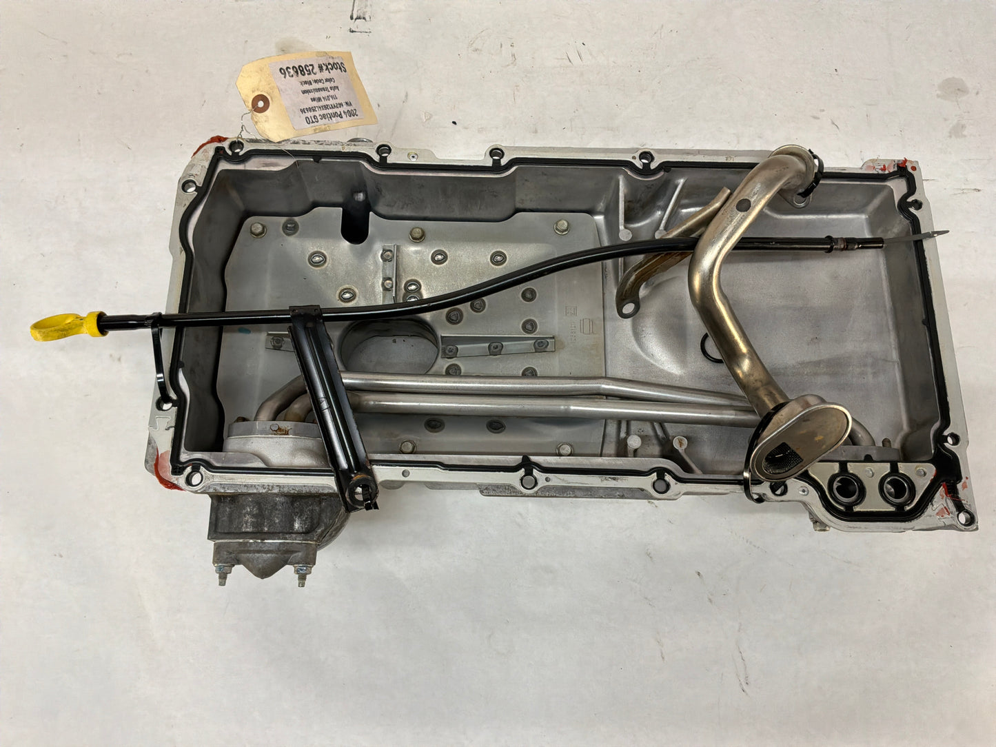 2004 Pontiac GTO Oil Pan Assembly Pick Up Tube Windage Tray OEM