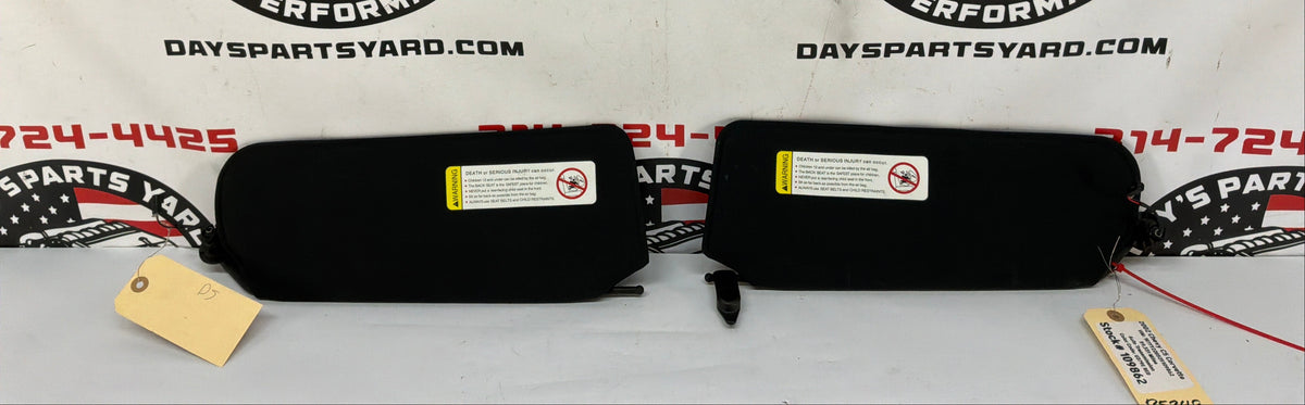 2002 Chevy C5 Corvette RH & LH Sun Visor Sunvisors OEM