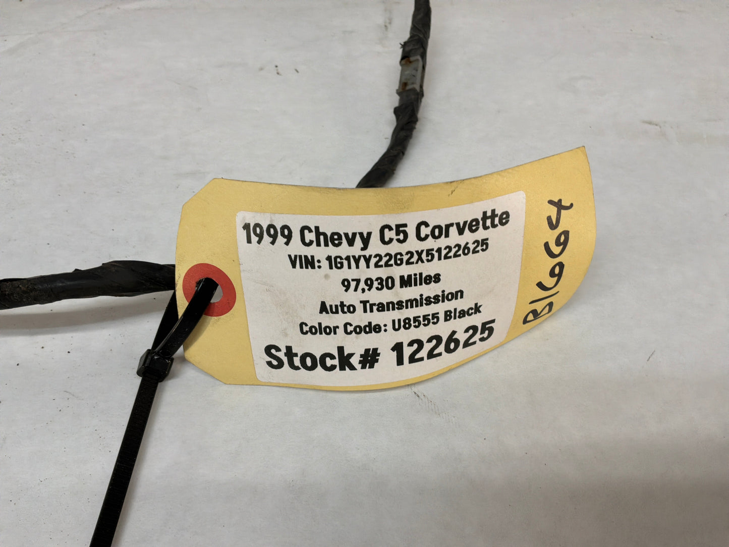 1999 Chevy C5 Corvette Front Bumper Fog Light Wire Wiring Harness OEM