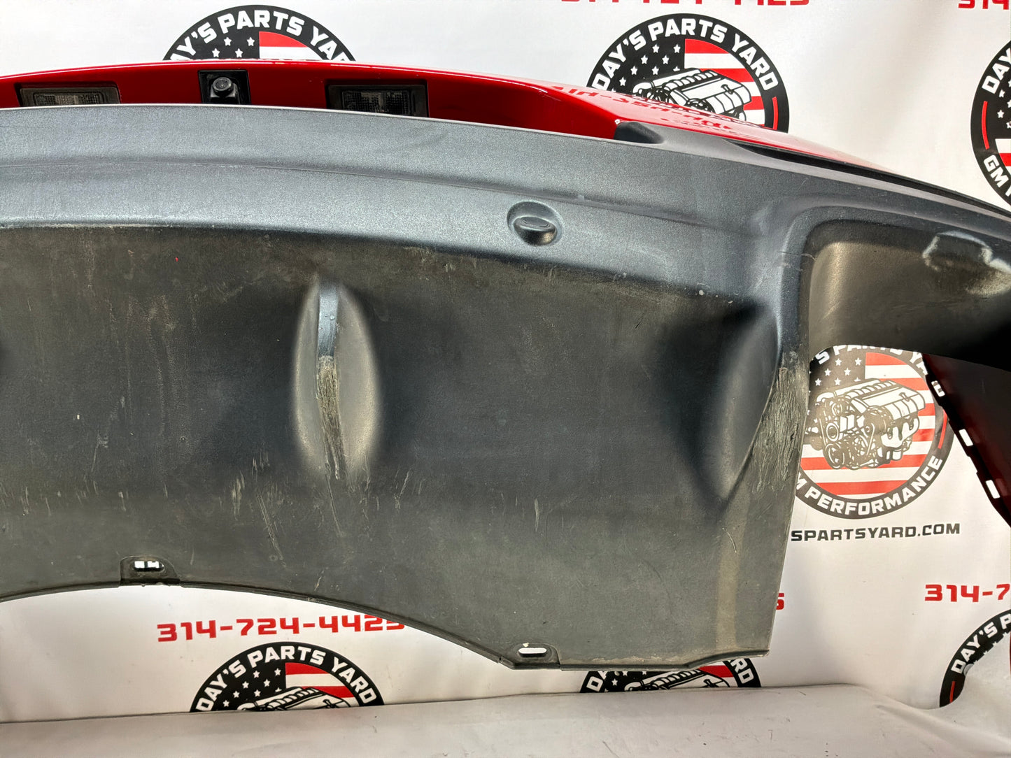 2014 Chevy SS Sedan Rear Bumper Cover Red OEM
