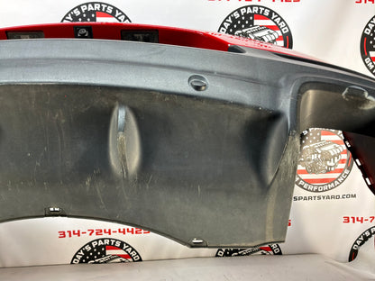 2014 Chevy SS Sedan Rear Bumper Cover Red OEM