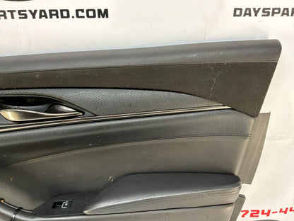 2018 Cadillac CTS-V Front RH Passenger Door Panel OEM broken grab