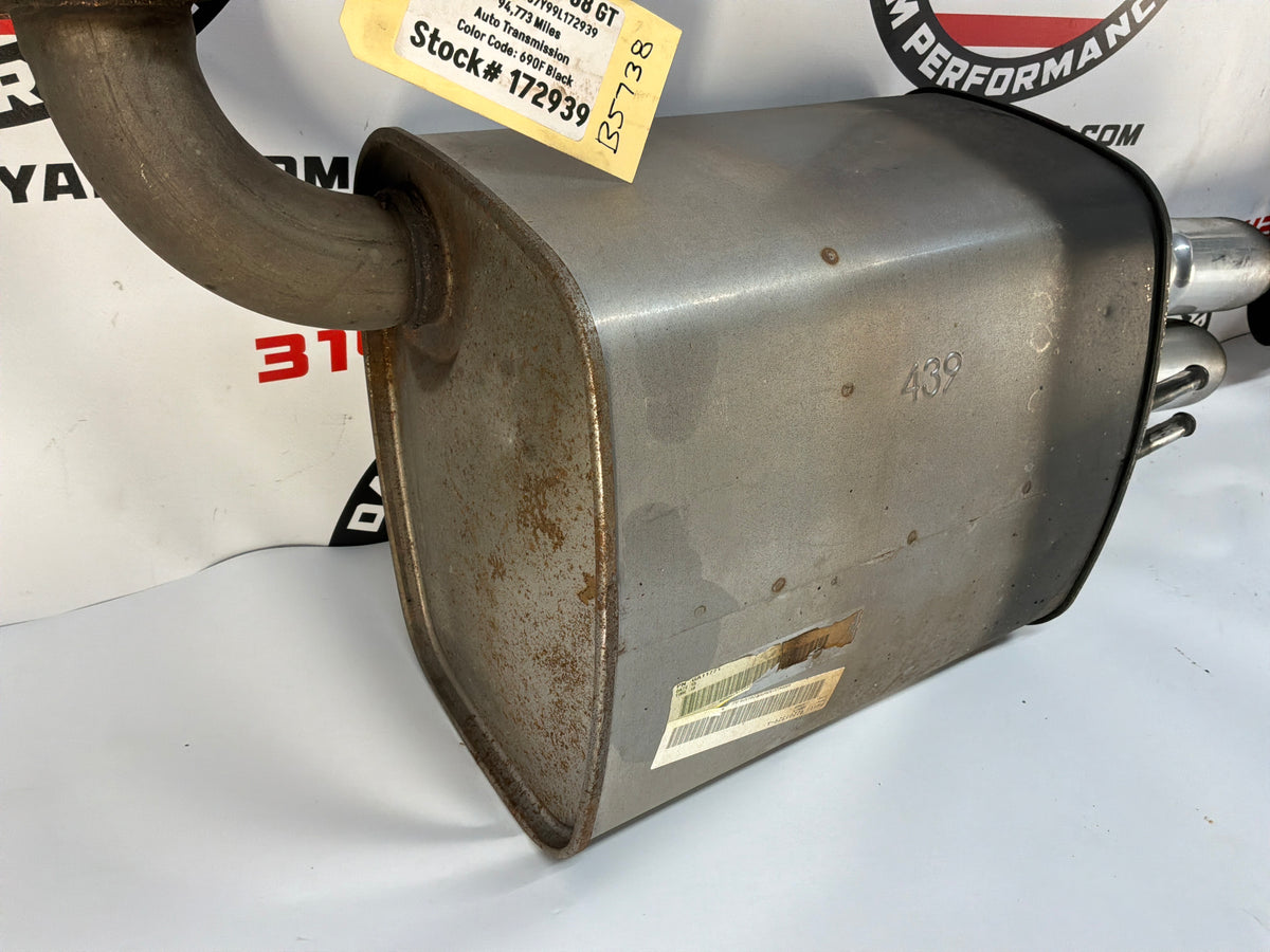 2009 Pontiac G8 GT Factory OEM Exhaust Mufflers Dual Tip OEM - Day's Parts Yard
