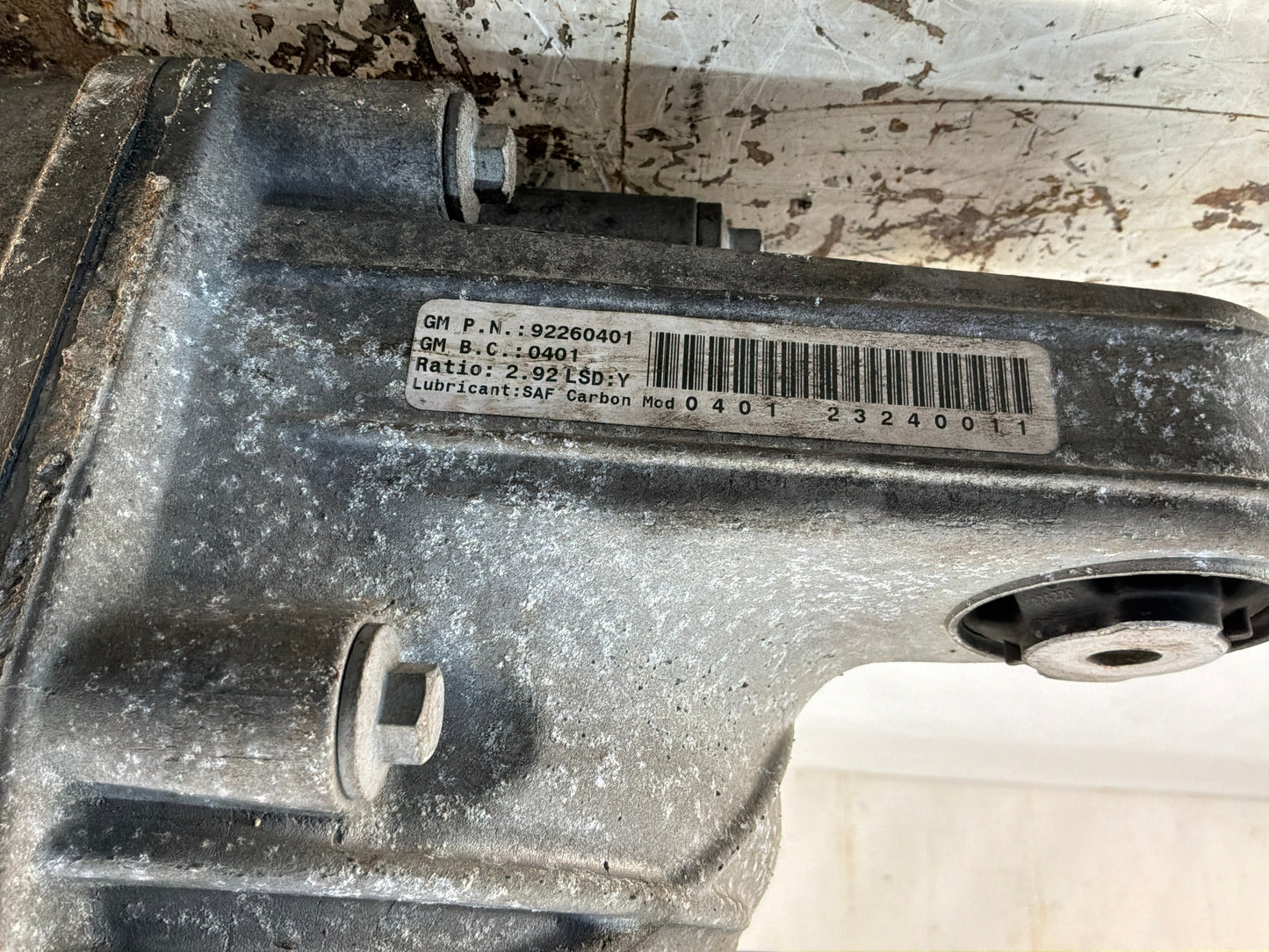 Rear differential - Day's Parts Yard