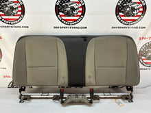 2011 Chevy Camaro SS Rear Upper Seat Titanium Leather OEM