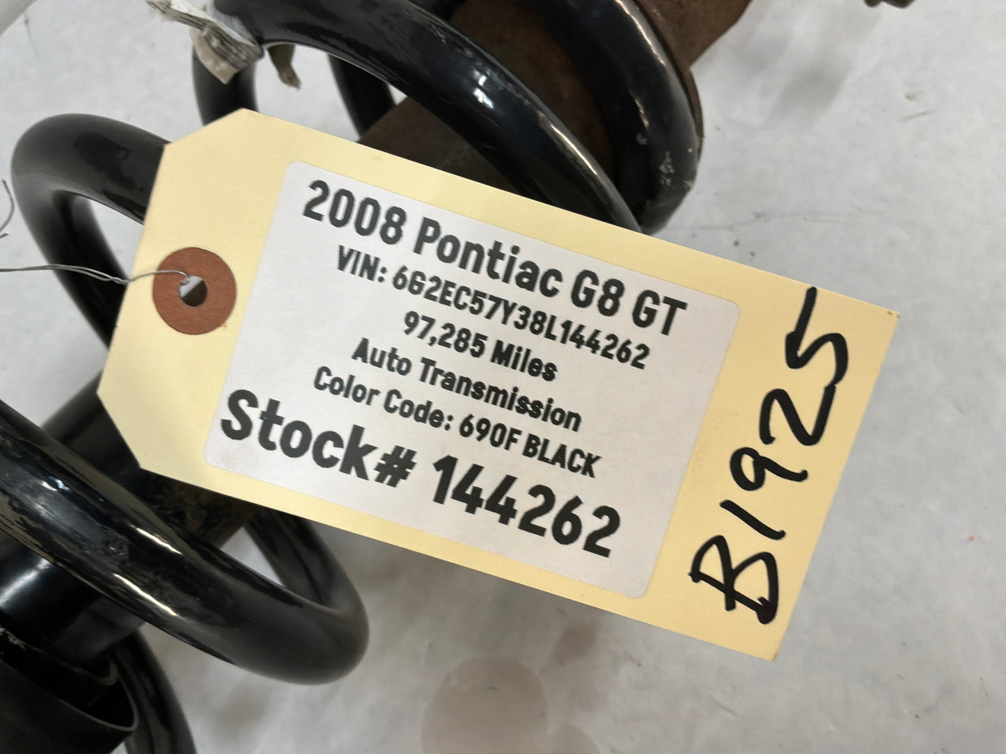 2008 Pontiac G8 GT RH Passenger Rear Suspension Shocks Strut Absorber Assembly OEM