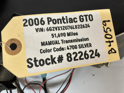 2006 Pontiac GTO LH Driver Headlight Head Light Lamp Aftermarket
