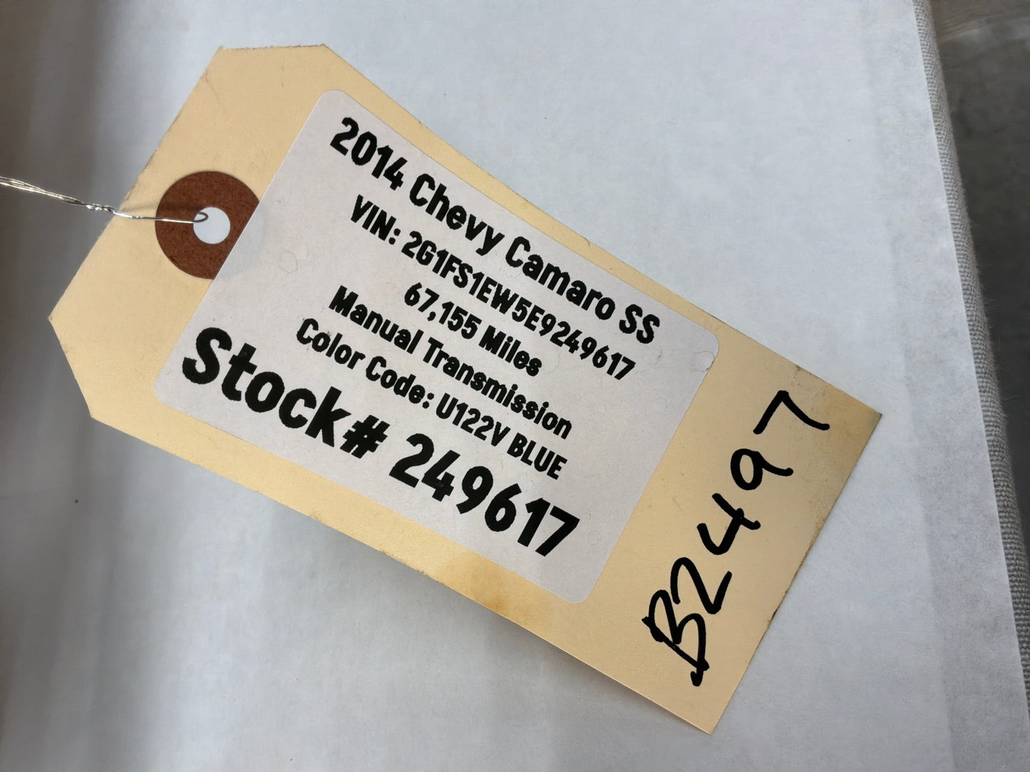 2014 Chevrolet Camaro SS Transmission Tunnel Exhaust Heat Shield OEM