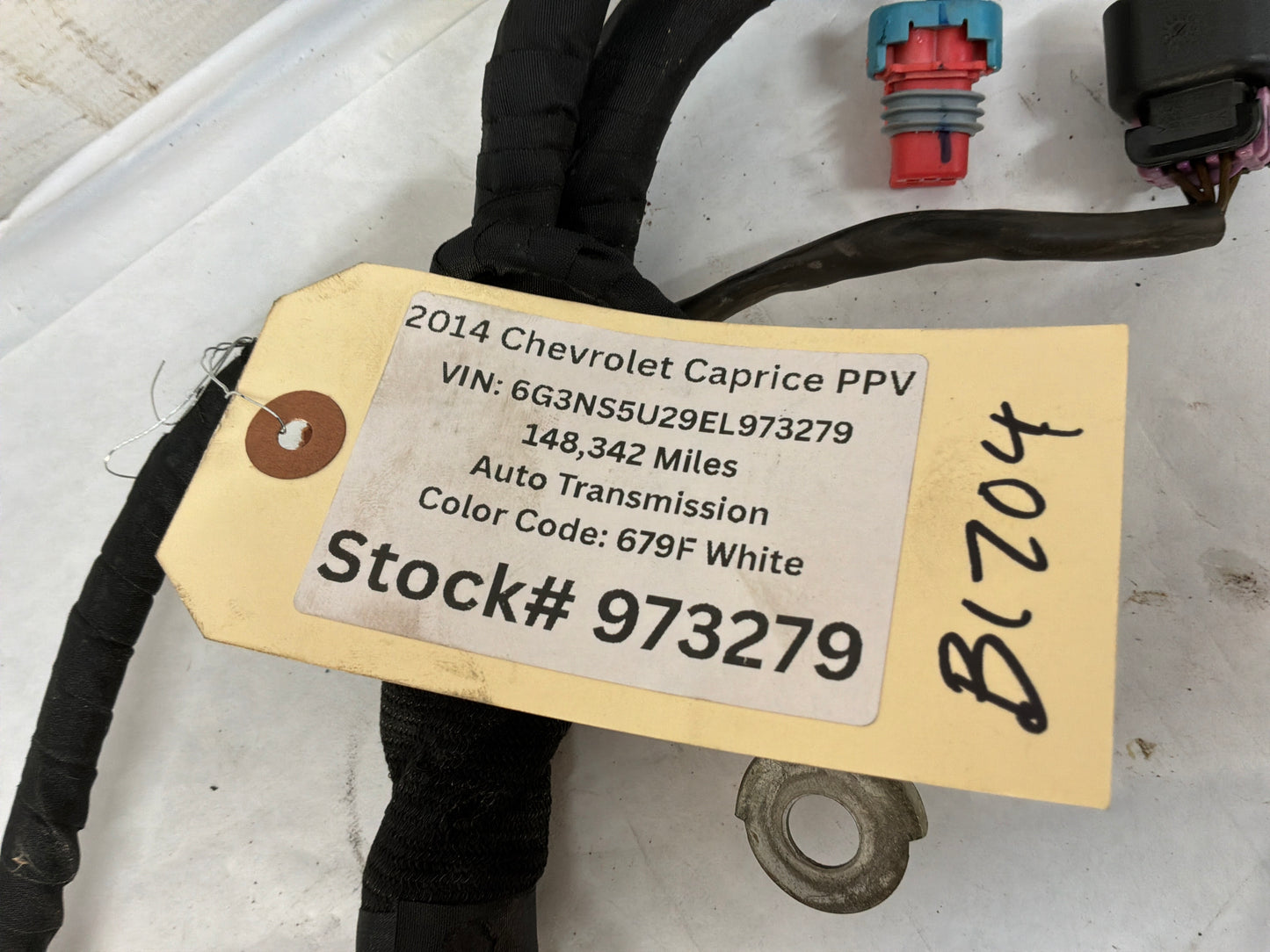 2014 Chevy Caprice PPV Engine Motor Transmission Wire Wiring Harness OEM