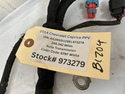 2014 Chevy Caprice PPV Engine Motor Transmission Wire Wiring Harness OEM
