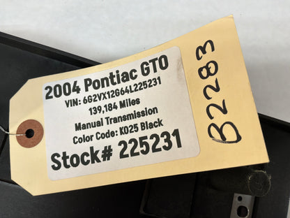 2004 Pontiac GTO Throttle Position Powertrain Interface Module OEM