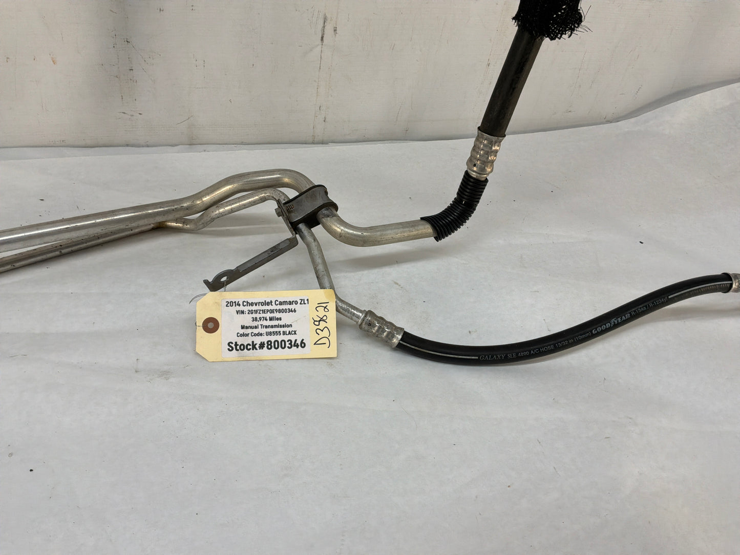 2014 Chevy Camaro ZL1 AC Air Conditioner Compressor Line Hose Manifold Tube Pipe OEM