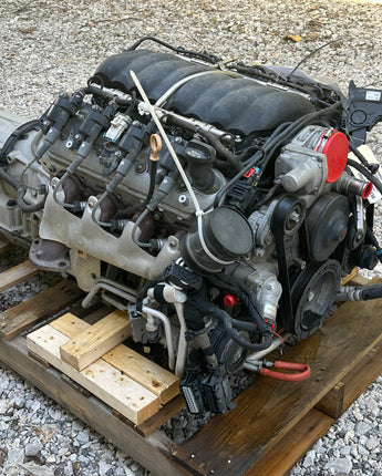 LS3 6.2L Engine 6L80E Automatic Transmission Drivetrain Pullout