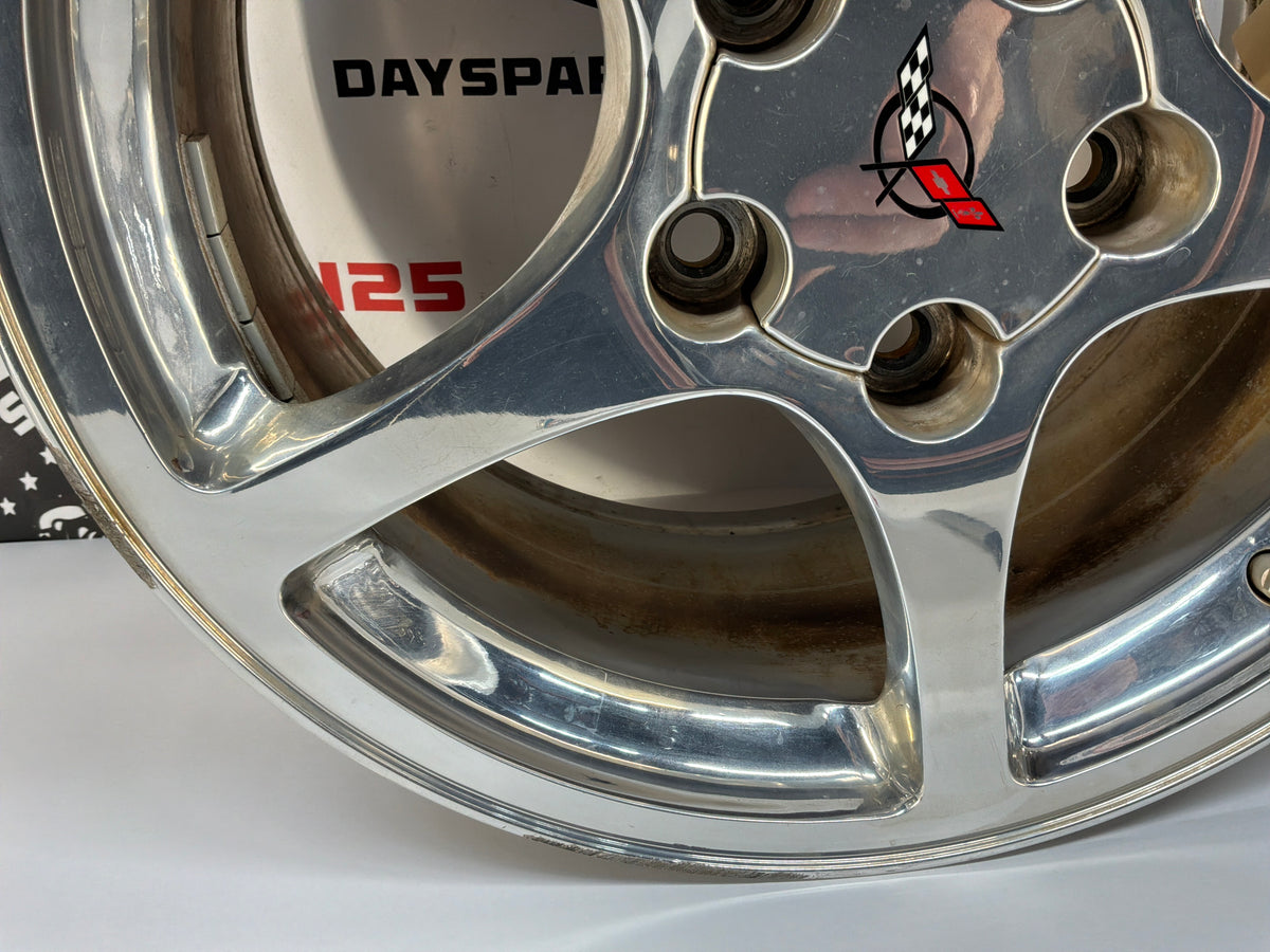 2002 Chevy C5 Corvette 17x8.5 18x9.5 Factory OEM Wheels Rims