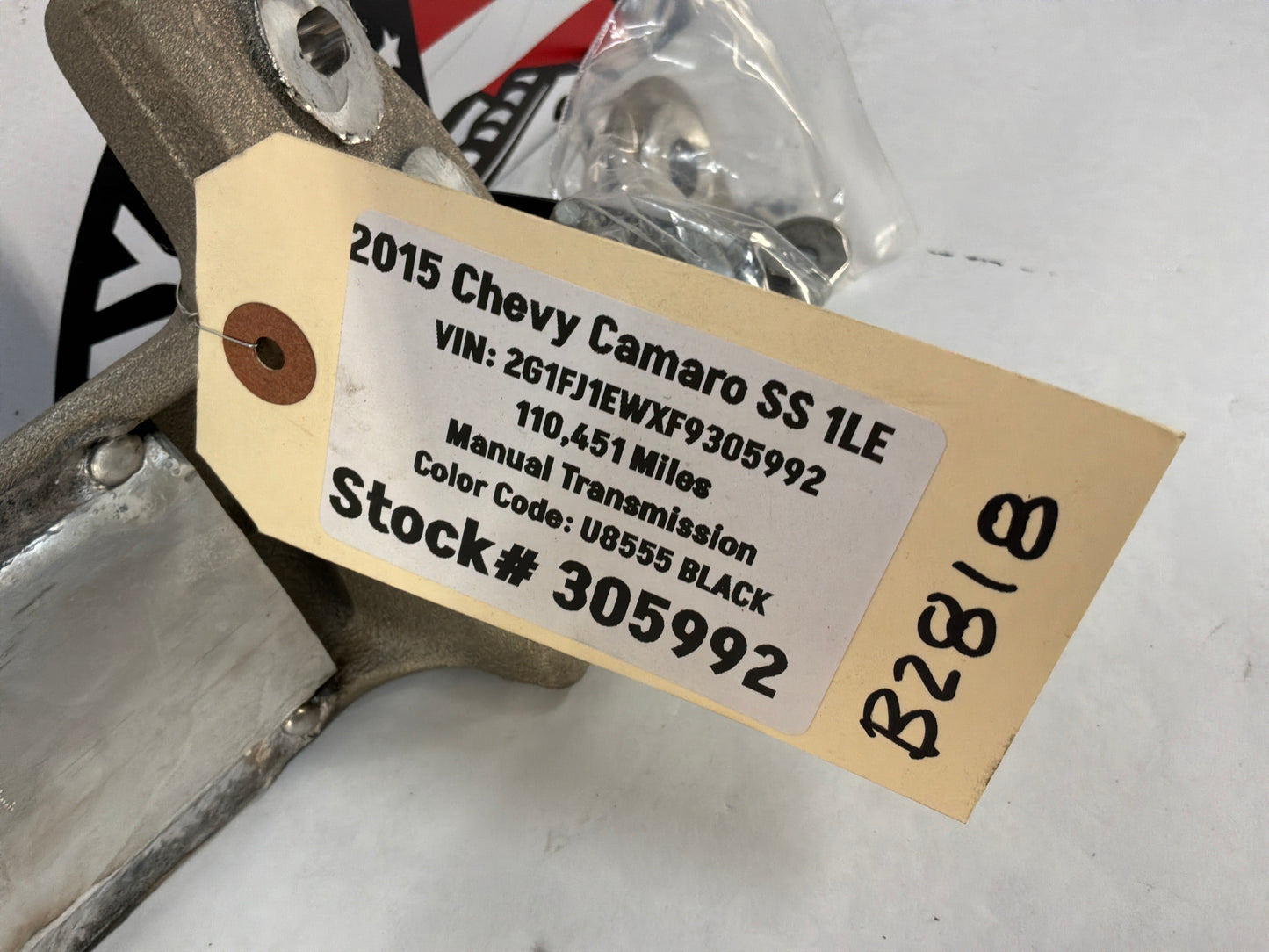 2015 Chevy Camaro SS 1LE Suspension Strut Tower Brace OEM