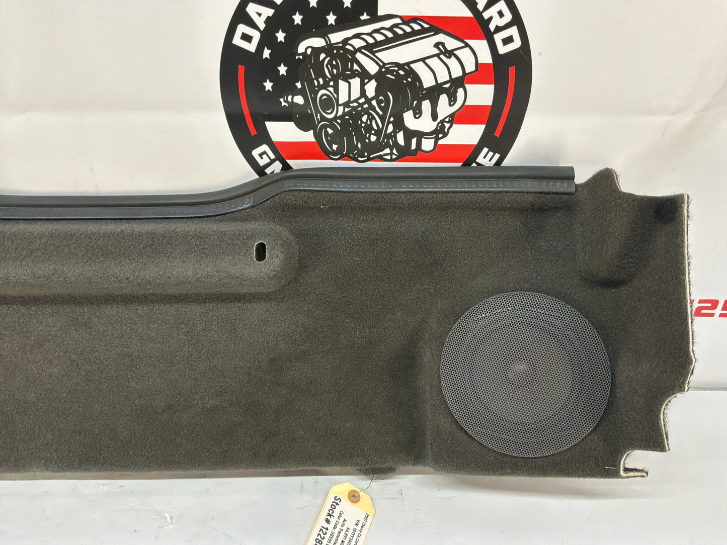 2007 Chevy C6 Corvette Convertible Rear Speaker Carpet Trim Panel OEM
