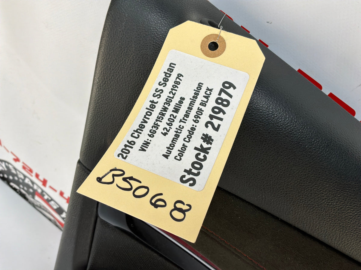 2016 Chevy SS Sedan LH Driver Front Interior Door Panel Trim OEM