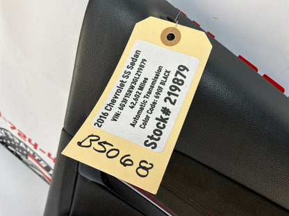2016 Chevy SS Sedan LH Driver Front Interior Door Panel Trim OEM