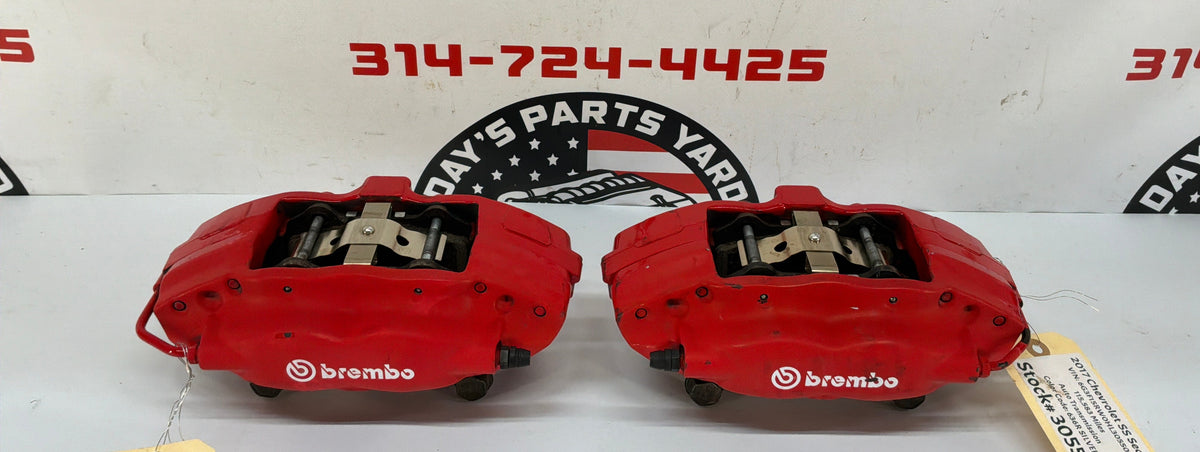 2017 Chevy SS Sedan RH & LH Rear Brembo Brake Caliper OEM