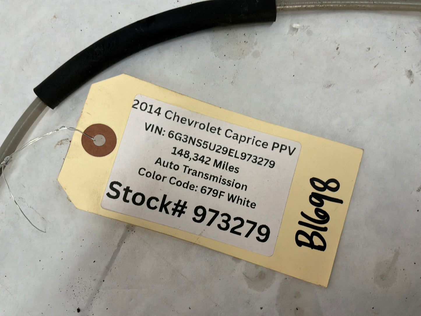 2014 Chevy Caprice PPV LH Driver Front Window Regulator Motor OEM