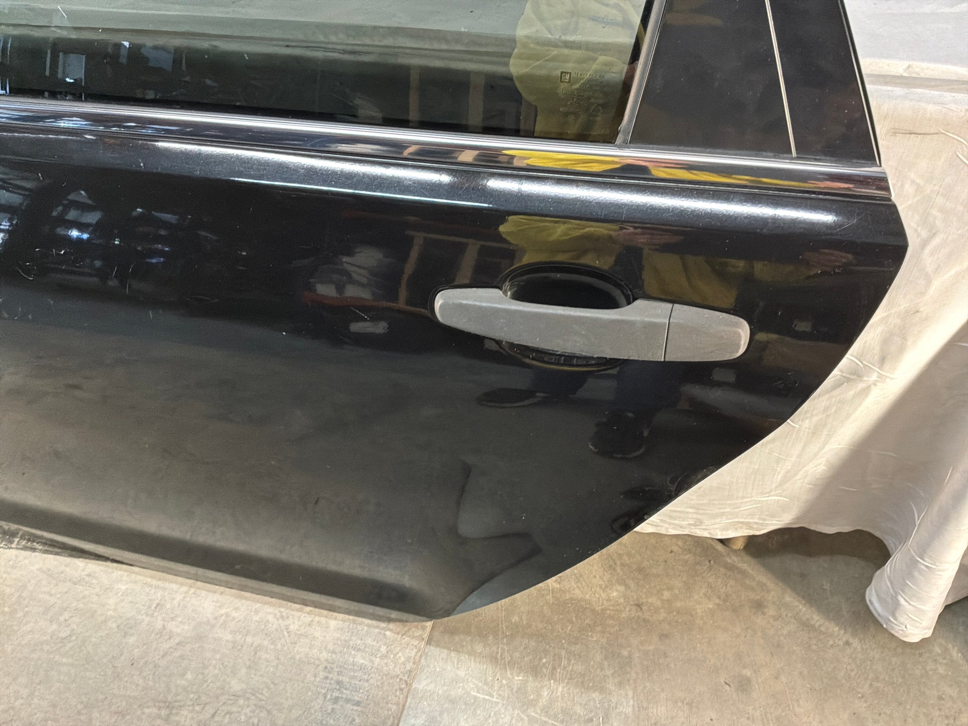2013 Chevy Caprice PPV LH Driver Rear Exterior Door Black OEM - Day's Parts Yard