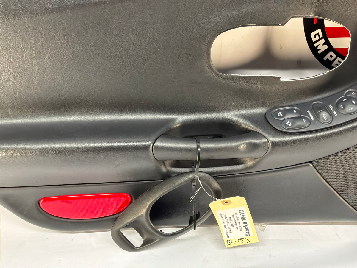2002 Chevy Corvette Convertible LH Driver Interior Door Panel OEM