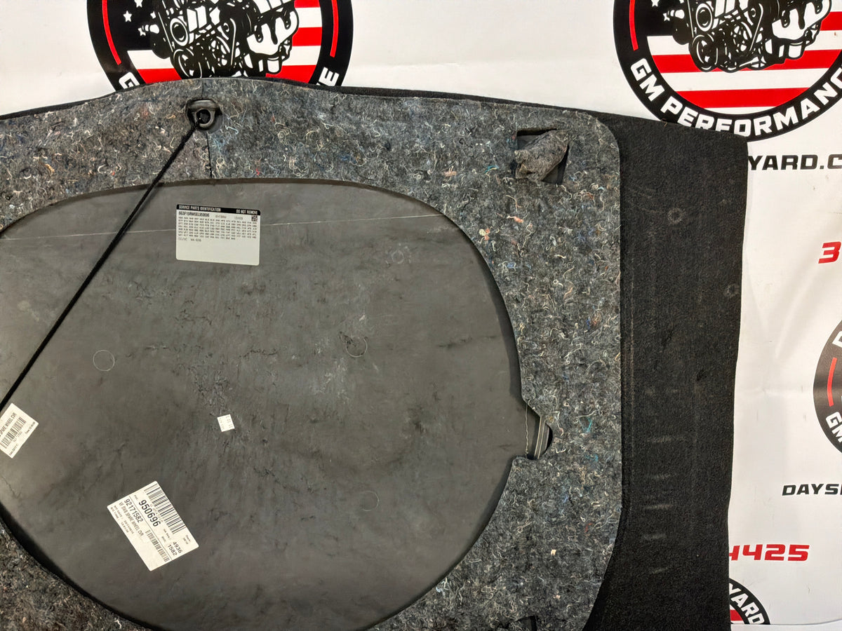 2014 Chevy SS Sedan Spare Tire Trunk Compartment Carpet Floor Panel Cover OEM