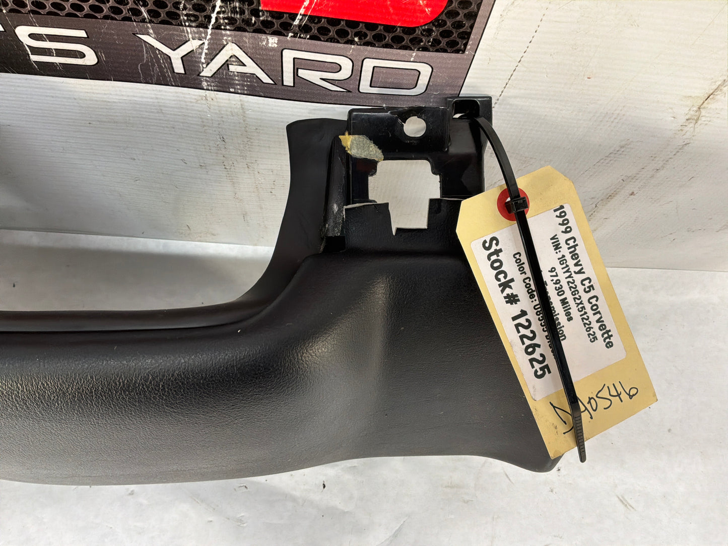 1999 Chevy C5 Corvette Lower Dash Panel Under Column Trim Knee Bolster OEM