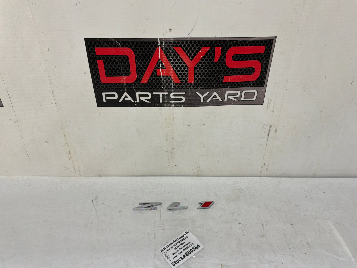 2014 Chevy Camaro ZL1 Trunk Deck Lid Emblem OEM