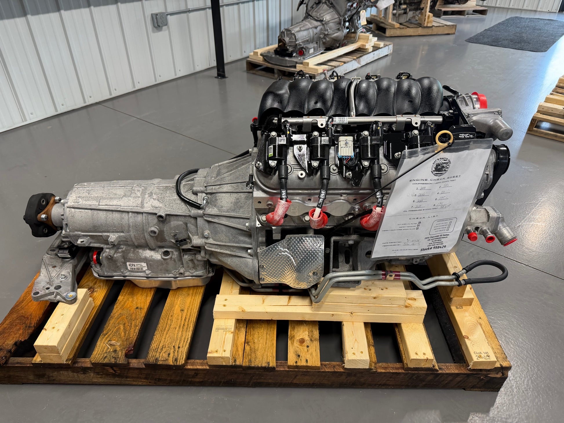 6.2L LS3 Engine 6L80 Automatic Transmission Drivetrain Pullout 415HP - Day's Parts Yard