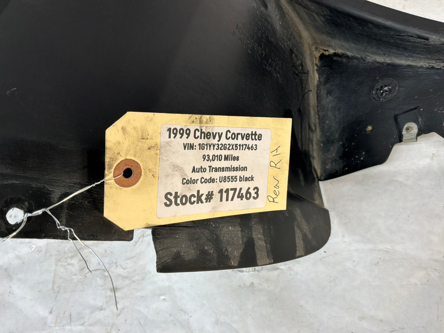 Wheel liner - Day's Parts Yard