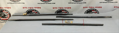 2009 Cadillac CTS-V Front & Rear Door Window Belt Molding Trim OEM