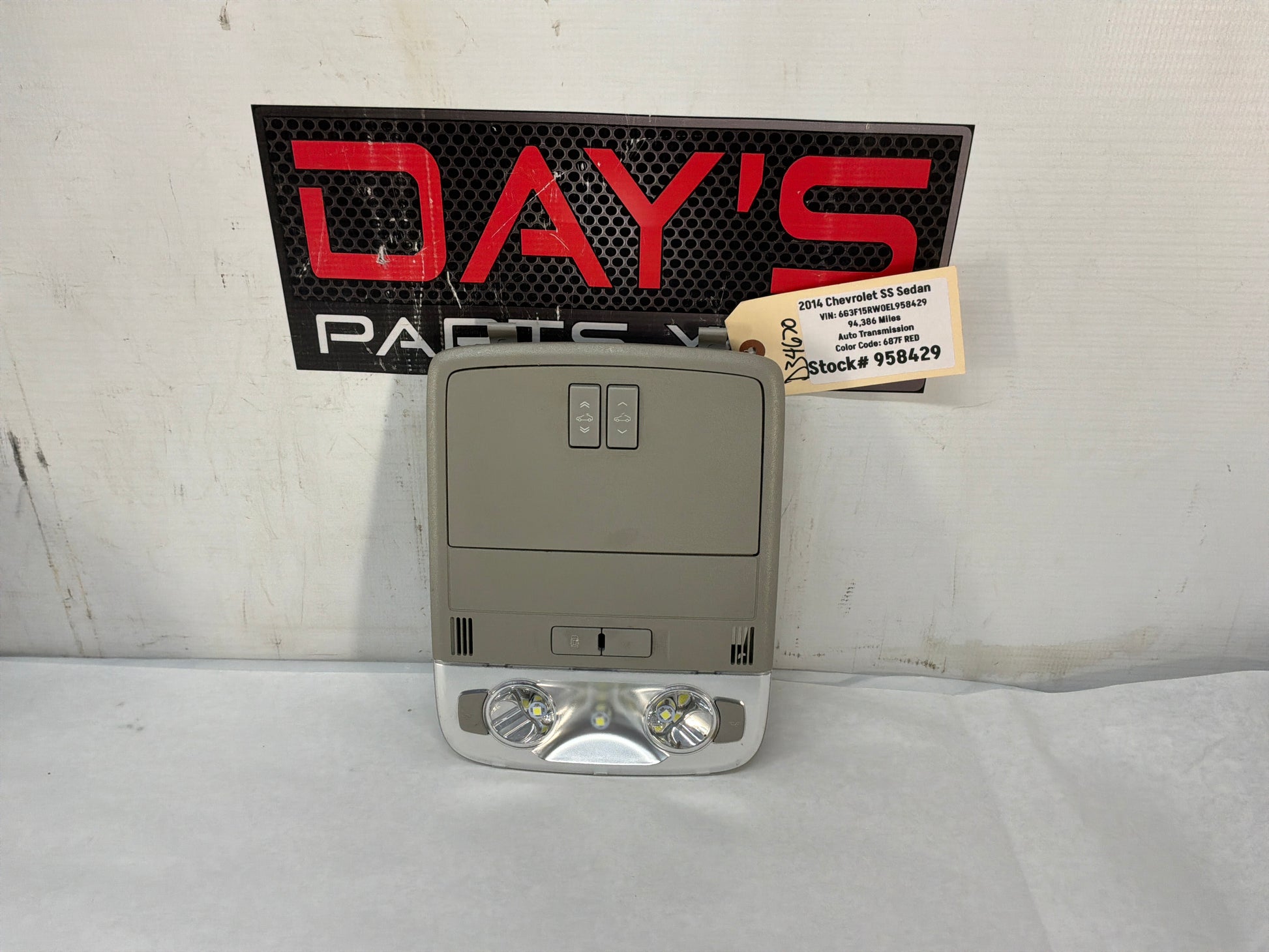 Overhead light - Day's Parts Yard