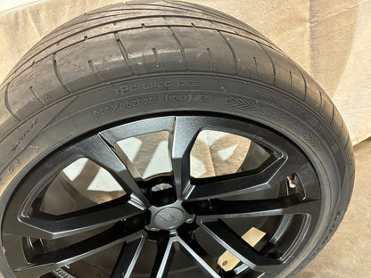 2014 Chevy Camaro ZL1 Factory OEM Wheels Rims and Goodyear Eagle F1 Tires 20X10 20X11