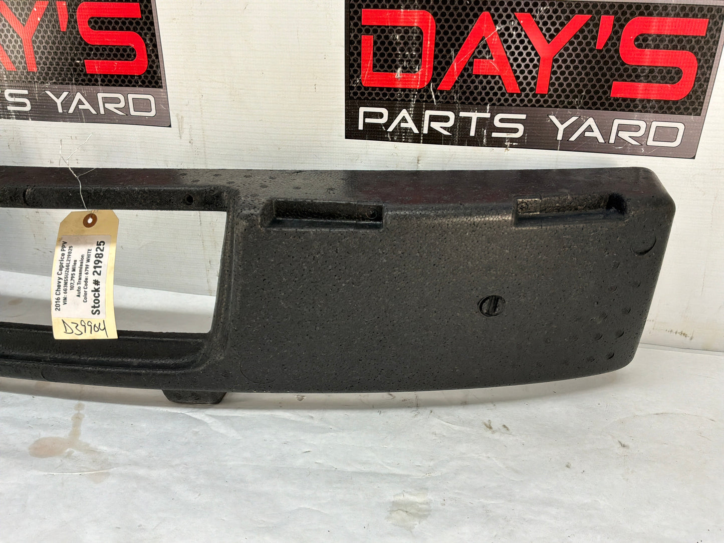2016 Chevy Caprice PPV Rear Bumper Impact Foam Energy Absorber OEM