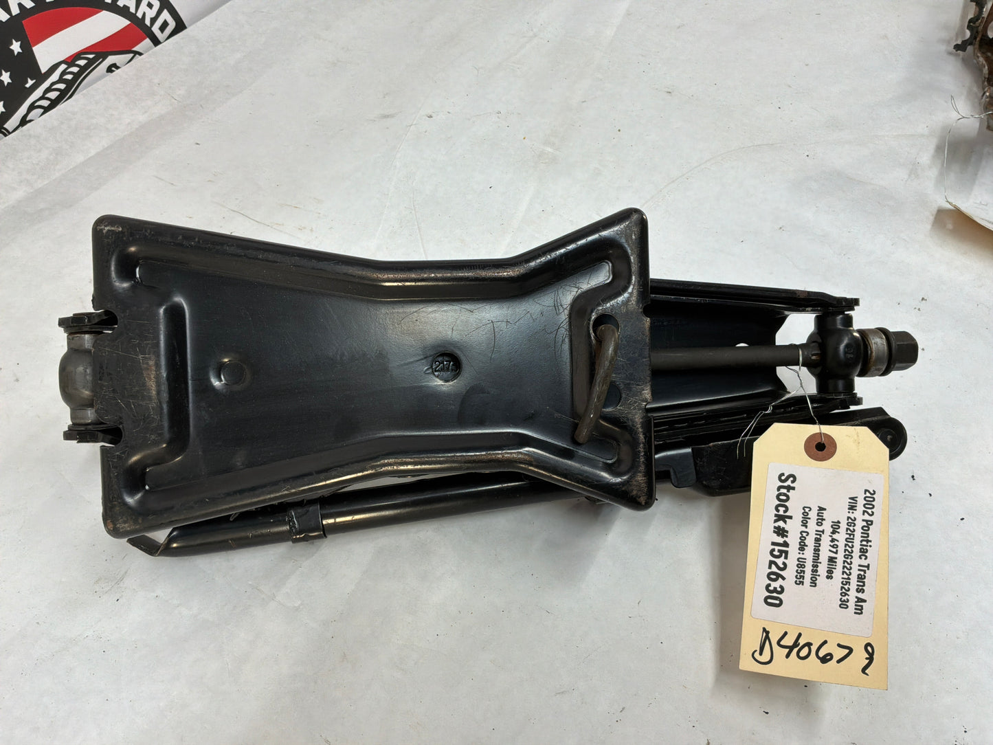 2002 Pontiac Trans Am WS6 Factory OEM Spare Tire Jack Tool Kit Assembly