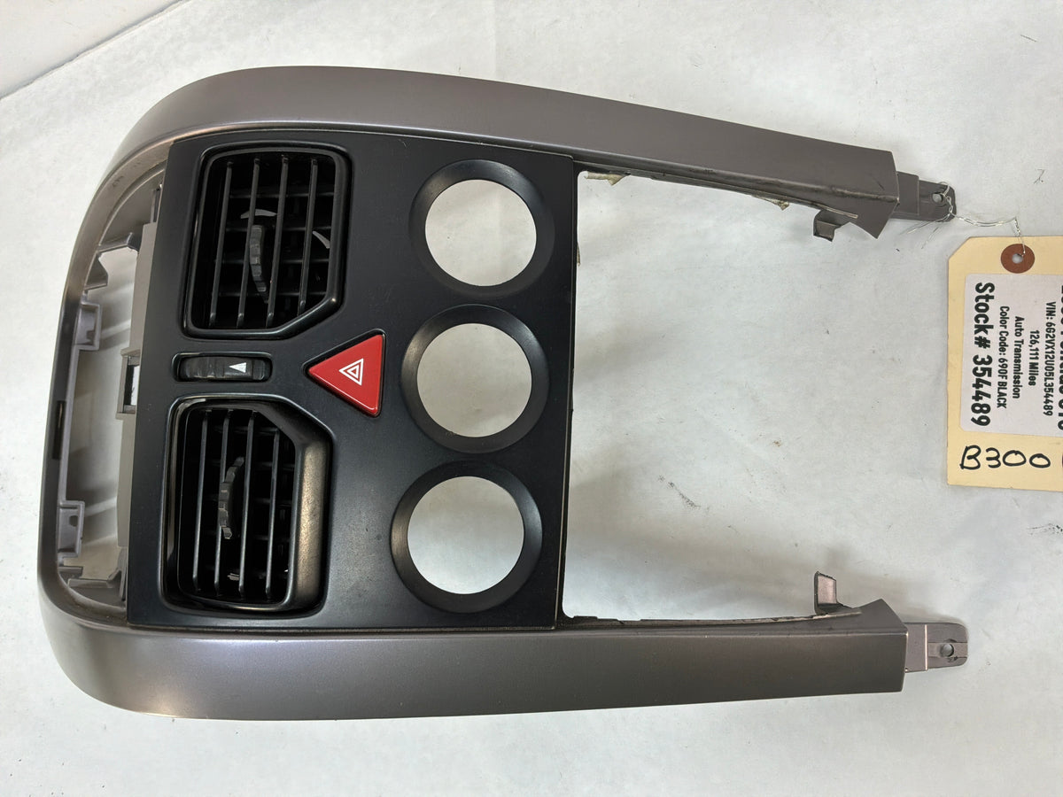 2005 Pontiac GTO Center Dash Radio HVAC Bezel Plate Panel Trim OEM