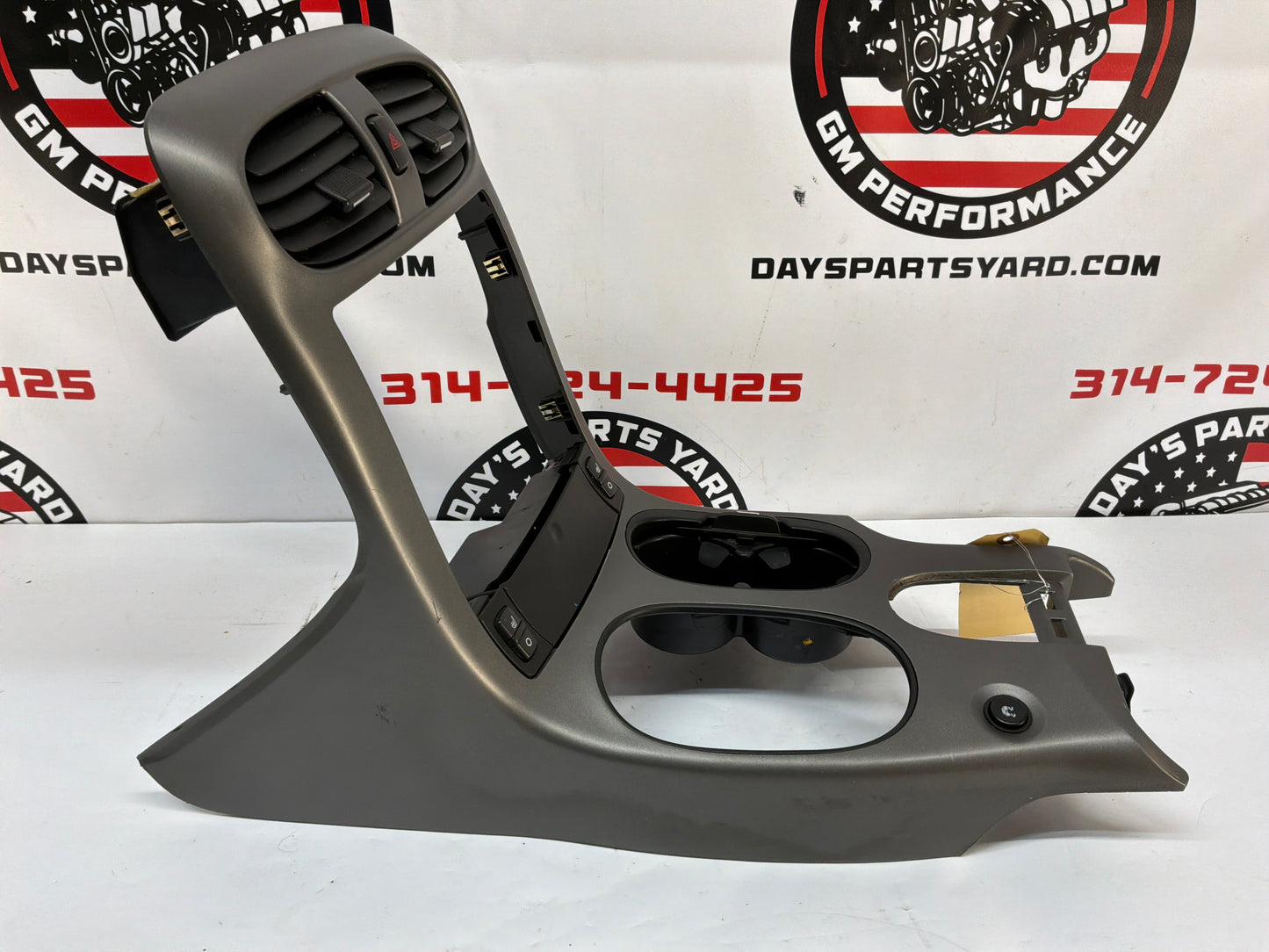 2007 Chevy C6 Corvette Convertible Radio Bezel Console Shift Plate Trim Panel Molding OEM
