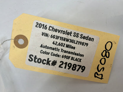 2016 Chevy SS Sedan Hood Release Handle OEM