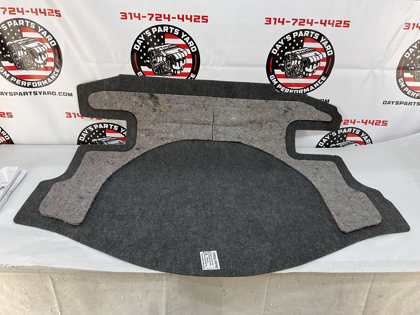 2013 Chevy Camaro 1LE Trunk Cargo Carpet Spare Tire Floor Cover OEM