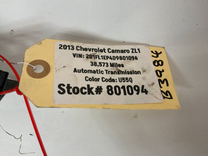 2013 Chevy Camaro ZL1 RH Passenger  Rear Bumper Mud Guard Trim OEM