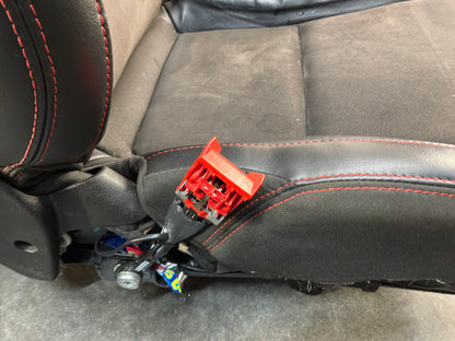 2013 Chevy Camaro ZL1 Seats Black Leather Suede Alcantara Front and Rear OEM